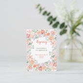 春の花 フラワーズ ウェディング レジストリー エンクロージャーカード (スタンド正面)