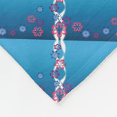 春の花 フリースブランケット (角)