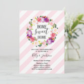 春の花、フローラ引っ越し祝いパーティーパーティー 招待状 (スタンド正面)