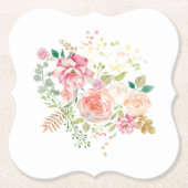 春の花 ペーパーコースター (正面)