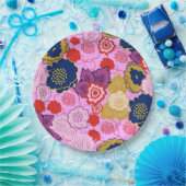 春の花 ペーパープレート (パーティー)