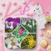 春の花 ペーパープレート (パーティー)