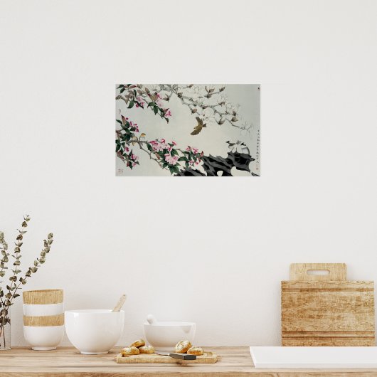 春の花 ポスター (キッチン)