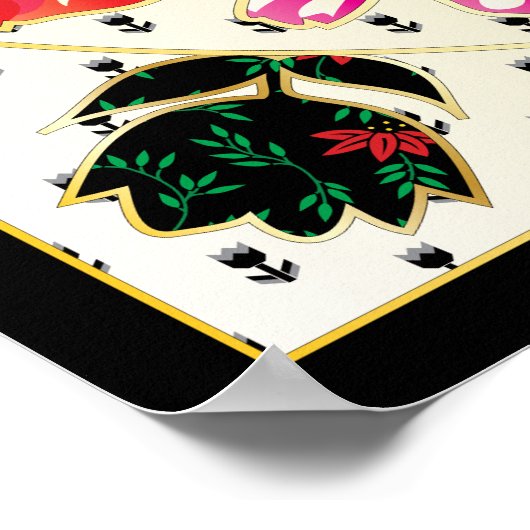 春の花 ポスター (角)