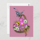 春の花 ポストカード (正面/裏面)