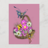 春の花 ポストカード (正面)