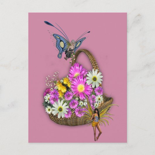 春の花 ポストカード (正面)