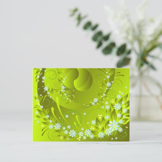 春の花 ポストカード (スタンド正面)