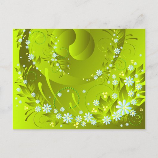 春の花 ポストカード (正面)