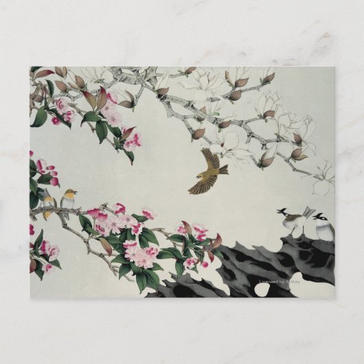 春の花 ポストカード (正面)