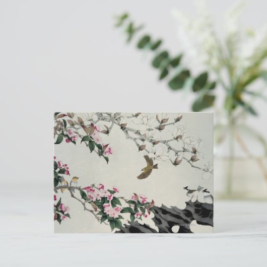 春の花 ポストカード (スタンド正面)