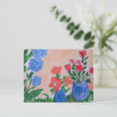 春の花 ポストカード (スタンド正面)