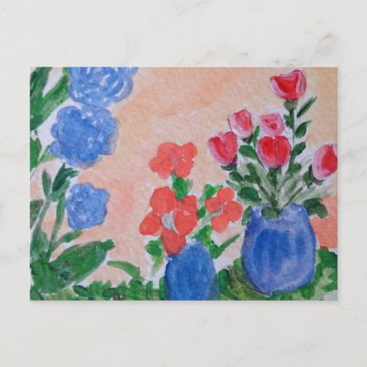 春の花 ポストカード (正面)