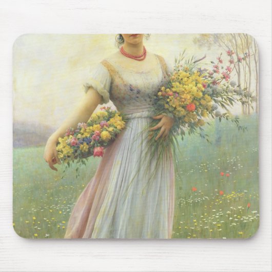 春の花 マウスパッド (正面)