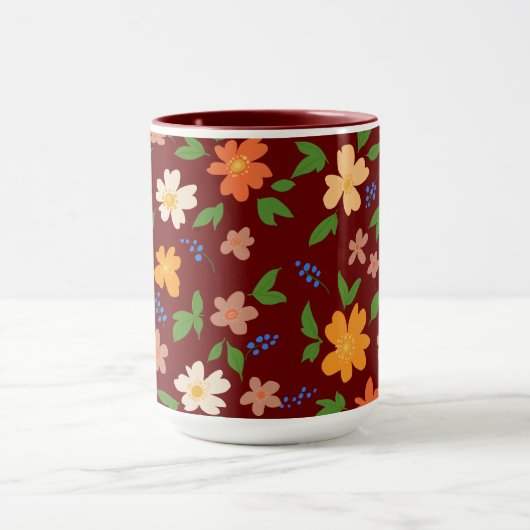 春の花 マグカップ (中央)