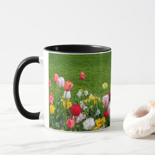 春の花 マグカップ (ドーナツ)