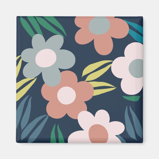 春の花 マグネット (正面)