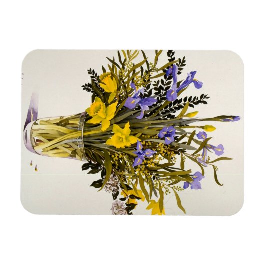 春の花 マグネット (横)