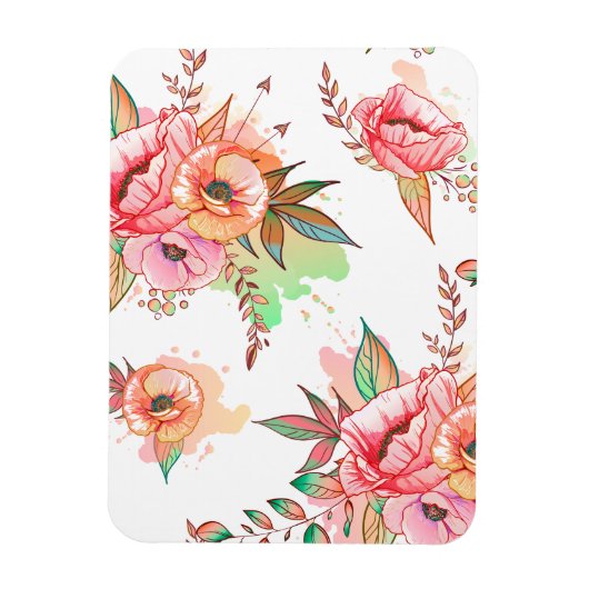 春の花 マグネット (縦)