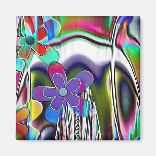 春の花 マグネット (正面)