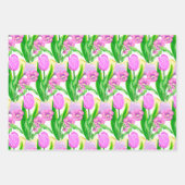 春の花   ラッピングペーパーシート (正面)