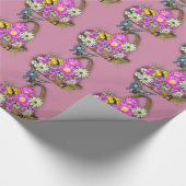 春の花 ラッピングペーパー (角)