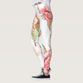 春の花 レギンス (左)