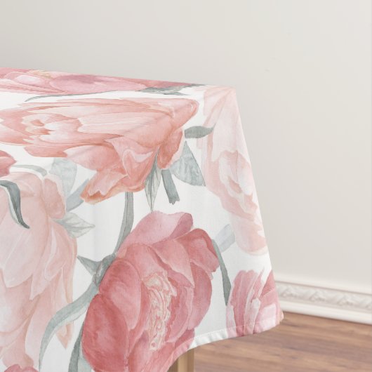 春の花、ヴィンテージバラ、牡丹アート テーブルクロス (インサイチュ)