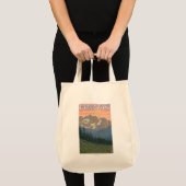 春の花 – ヴィンテージ旅行ポスター トートバッグ (正面(商品))