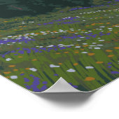 春の花 – ヴィンテージ旅行ポスター ポスター (角)