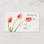 春の花 名刺 (正面)