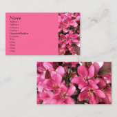 春の花 名刺 (正面/裏面)