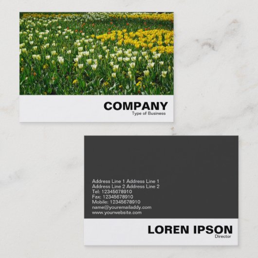 春の花 名刺 (正面/裏面)