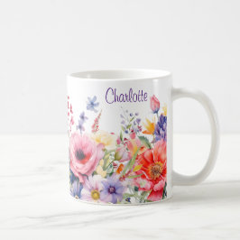 春の花 名前入りギフトコーヒー ウェルカム コーヒーマグカップ