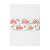 春の花 招待状ベリーバンド (裏面例)