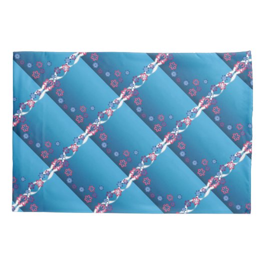 春の花 枕カバー (裏面-左)