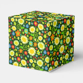 春の花 – 濃い緑 フェイバーボックス (裏面サイド)