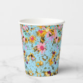 春の花 紙コップ (裏面)