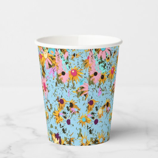 春の花 紙コップ (左)