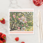 春の花 – 紙ナプキン スタンダードランチョンナプキン (インサイチュ)