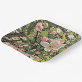 春の花 – 紙プレート ペーパープレート (傾斜あり)