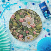 春の花 – 紙プレート ペーパープレート (パーティー)