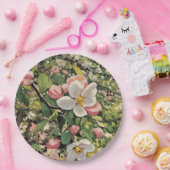 春の花 – 紙プレート ペーパープレート (パーティー)