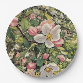 春の花 – 紙プレート ペーパープレート