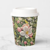 春の花 – 紙杯 紙コップ (正面)