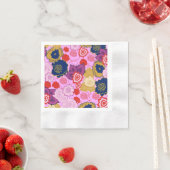 春の花 縁ありカクテルナプキン (インサイチュ)