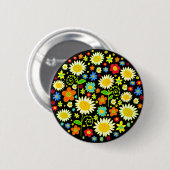 春の花 缶バッジ (正面&裏面)