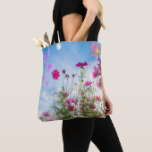 春の花・蝶 トートバッグ (クローズアップ)