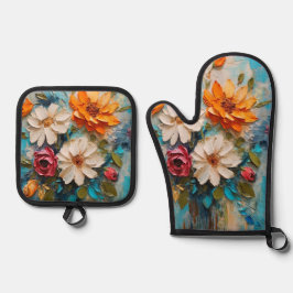 春の花 鍋つかみ&鍋敷きセット