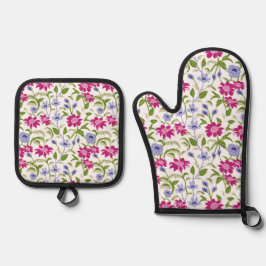 春の花 鍋つかみ&鍋敷きセット